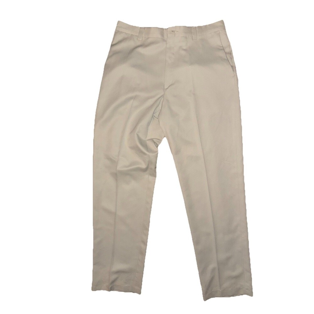 NWOT Kenneth Cole Cole Reaction Stone Mens 33x32 Dress Pants Cream